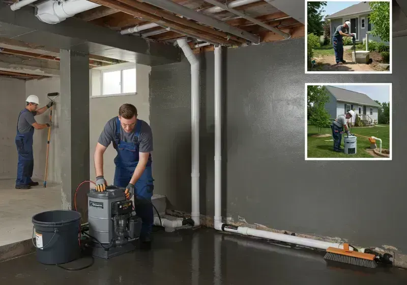 Basement Waterproofing and Flood Prevention process in Brockport, NY